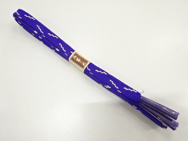 JAPANESE KIMONO / UNUSED HAND-TIED OBIJIME